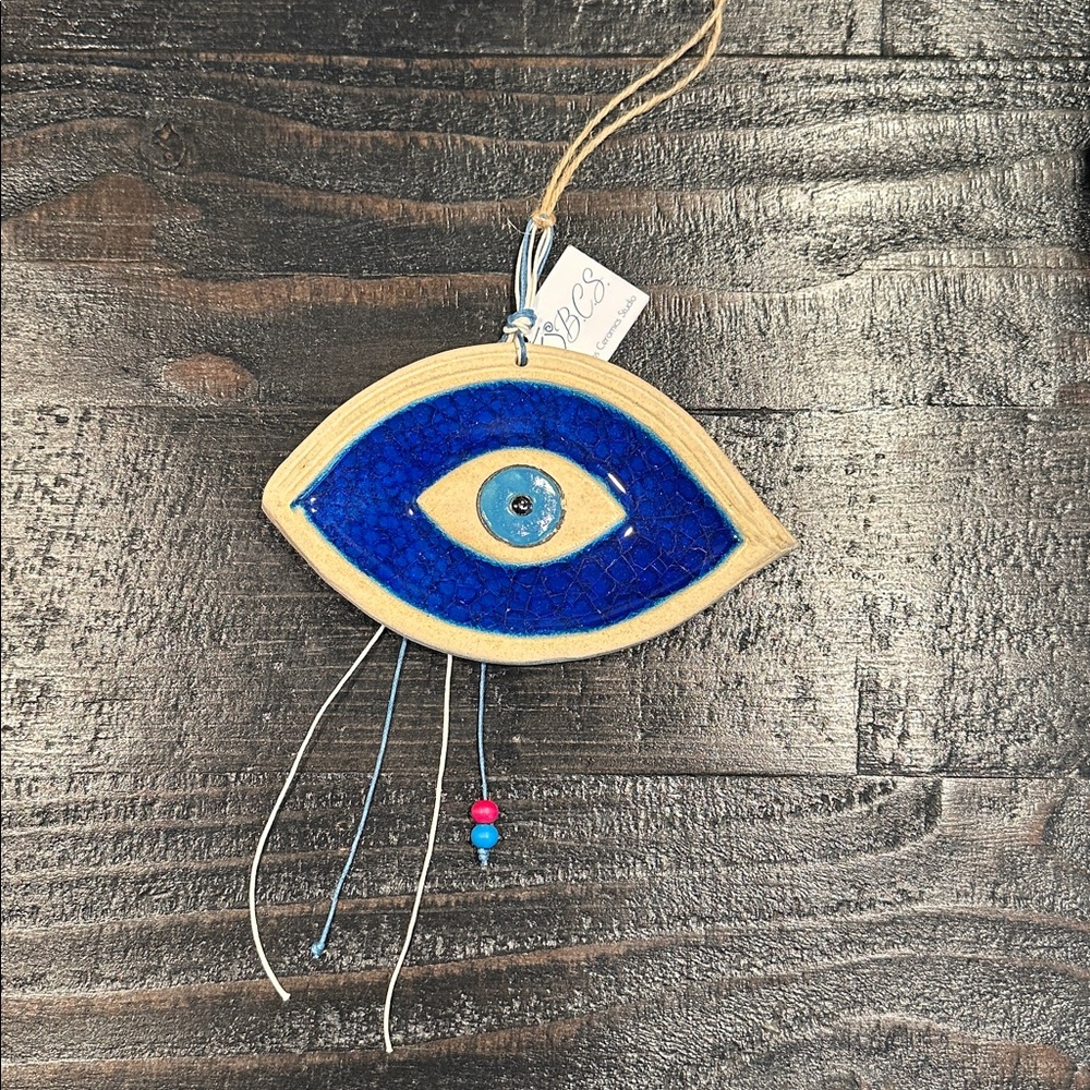 NWT Greek Blue Evil Eye Wall Decor